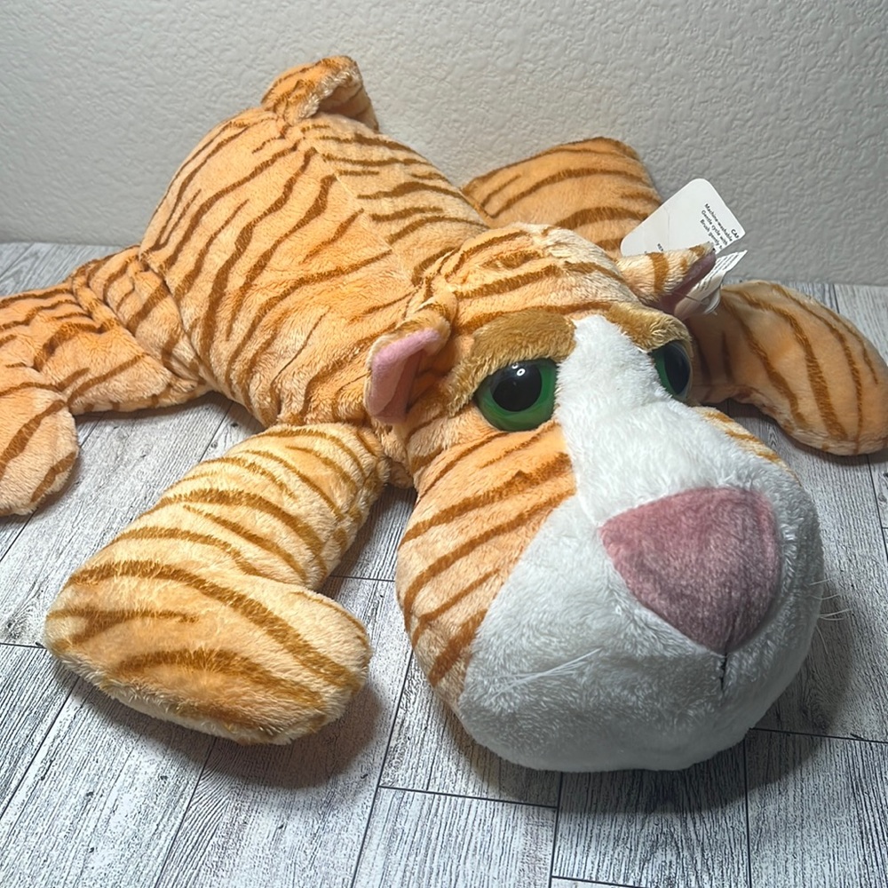 Stuffed animal tiger